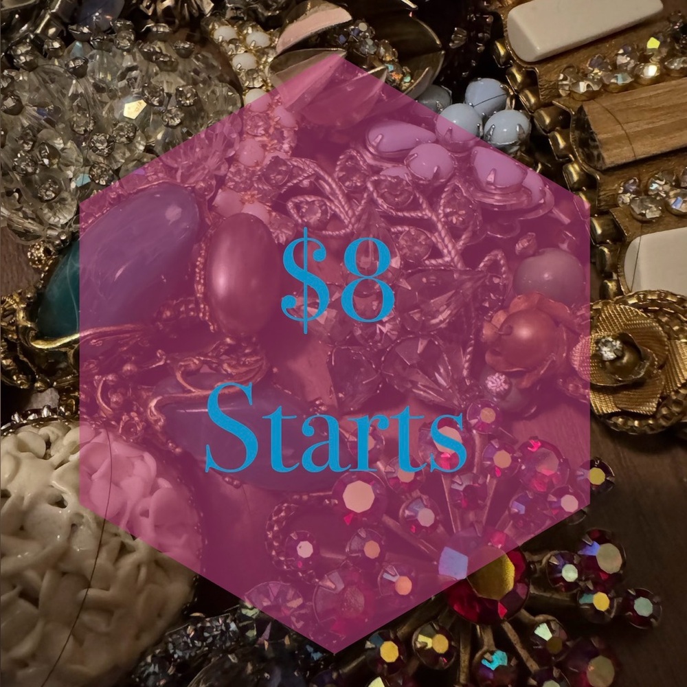 $8  starts-3 Unlisted modern-vintage preowned Jewelry mostly vintage🩷🩷